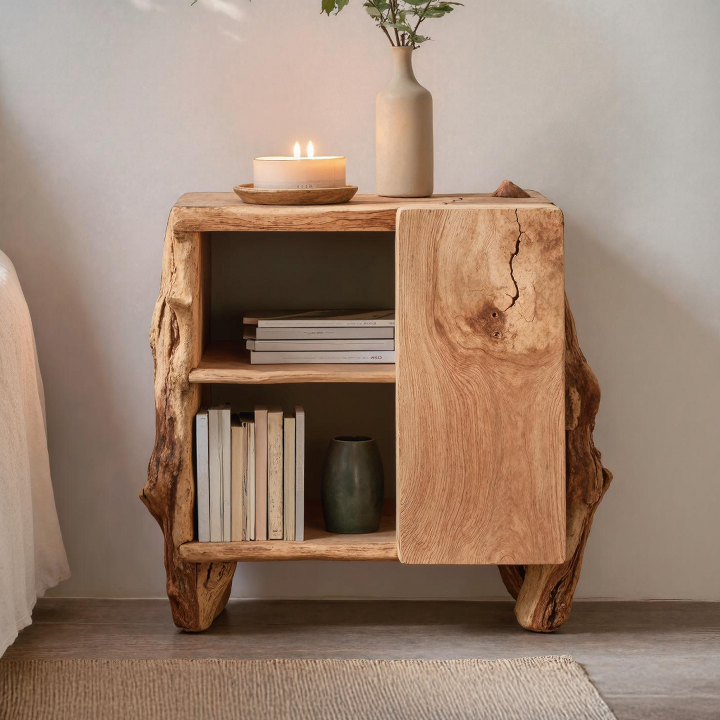 Rustic Side Cabinet For Bedroom Furniture Solutions
